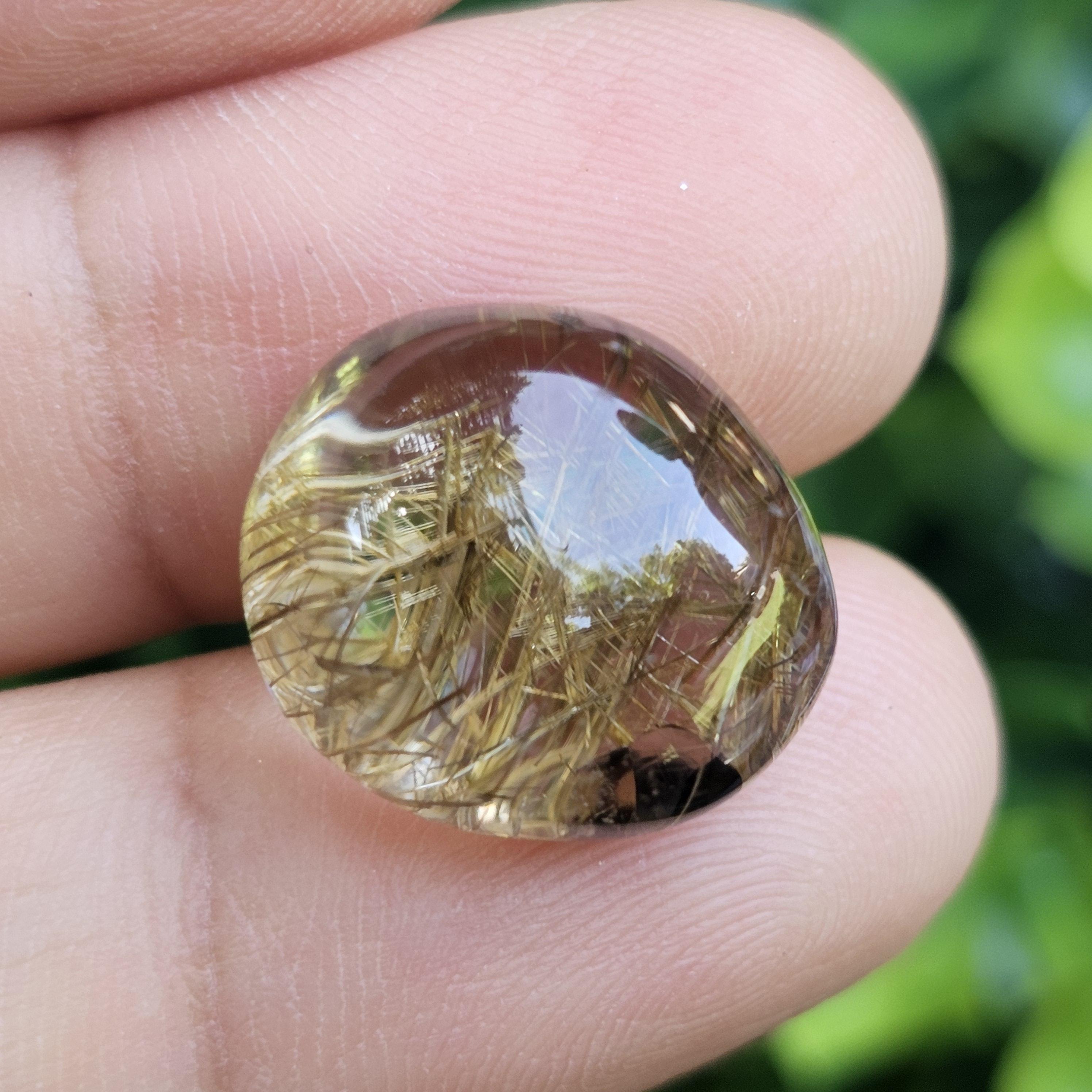 ไหมทอง ควอตซ์ Golden Rutilated Quartz