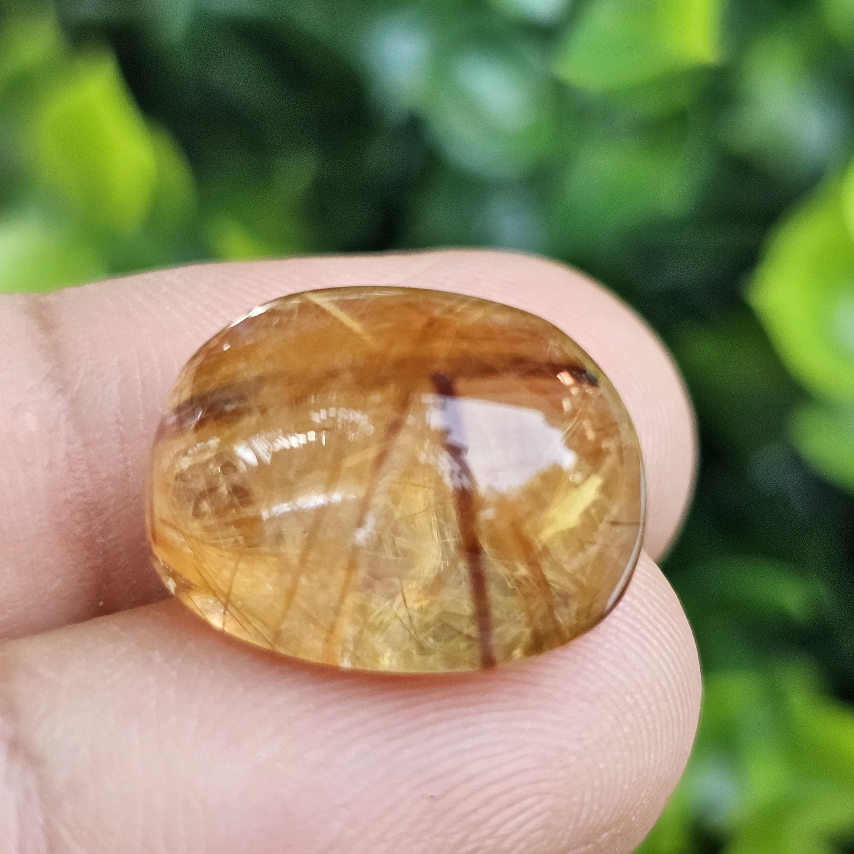 ไหมทอง ควอตซ์ Golden Rutilated Quartz