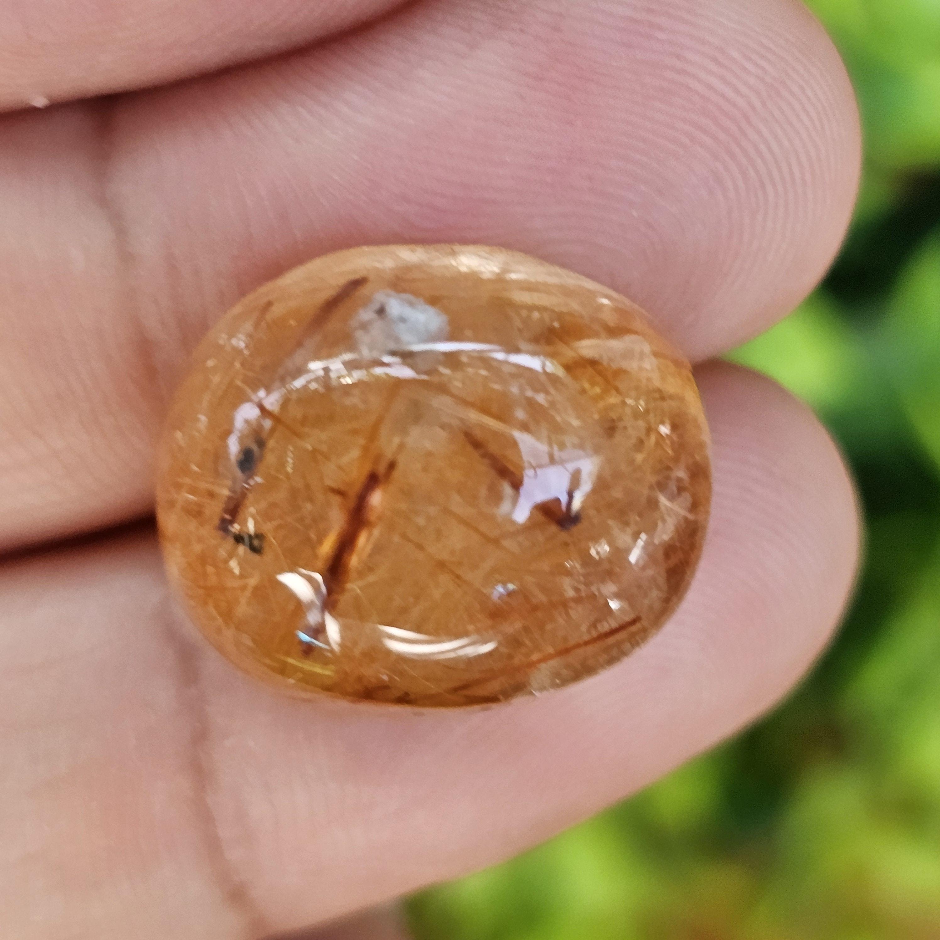 ไหมทอง ควอตซ์ Golden Rutilated Quartz