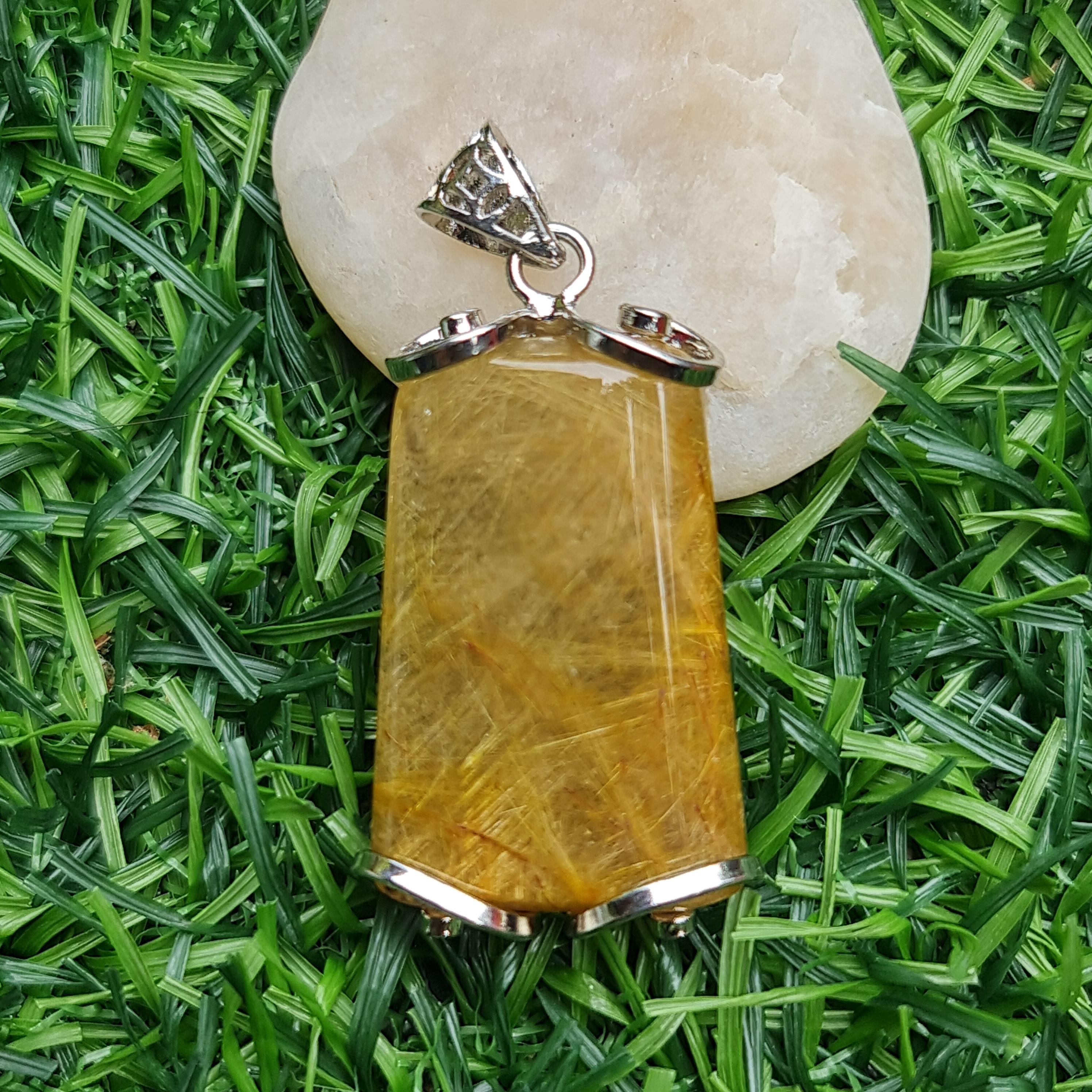 ไหมทอง ควอตซ์ Golden Rutilated Quartz
