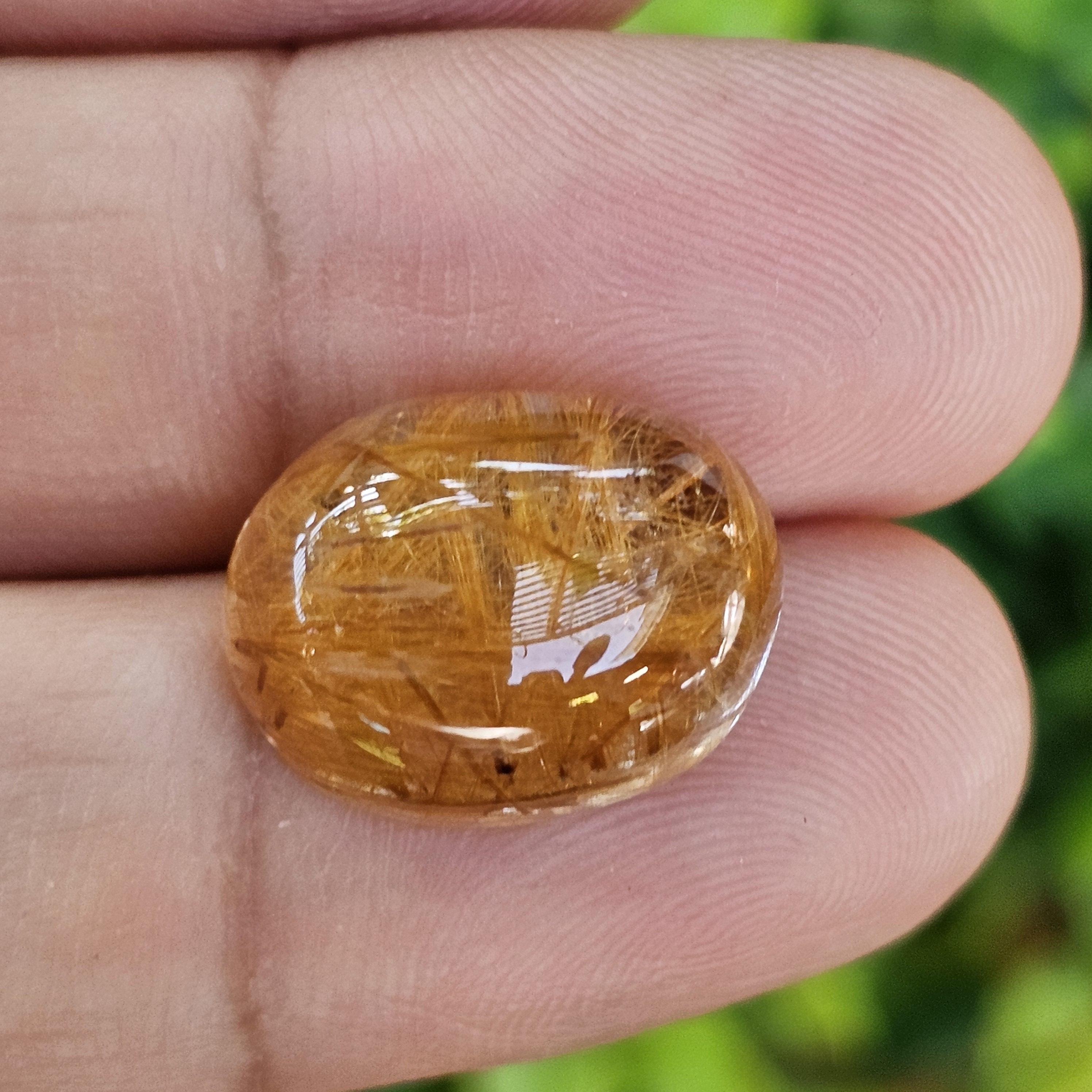 ไหมทอง ควอตซ์ Golden Rutilated Quartz