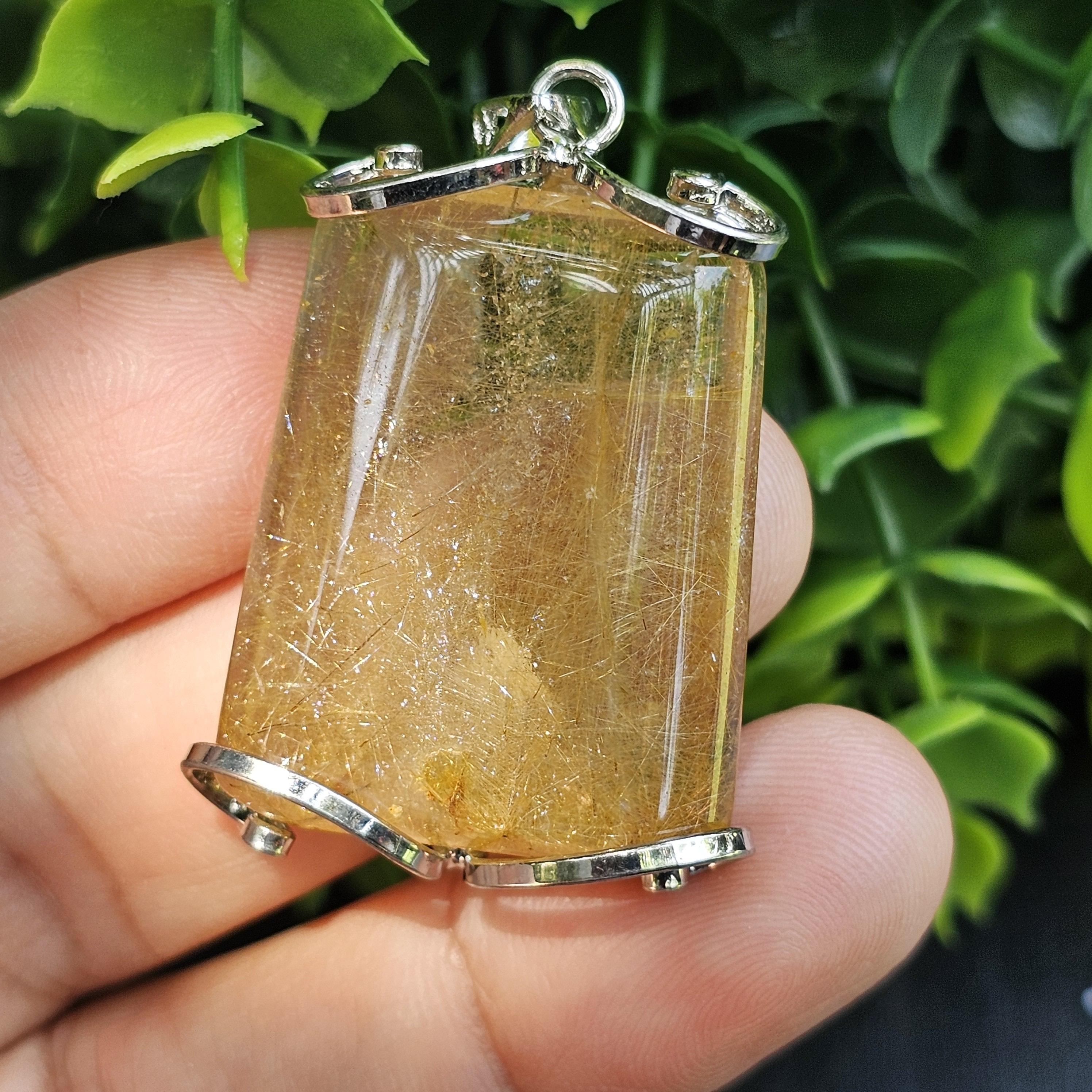 ไหมทอง ควอตซ์ Golden Rutilated Quartz