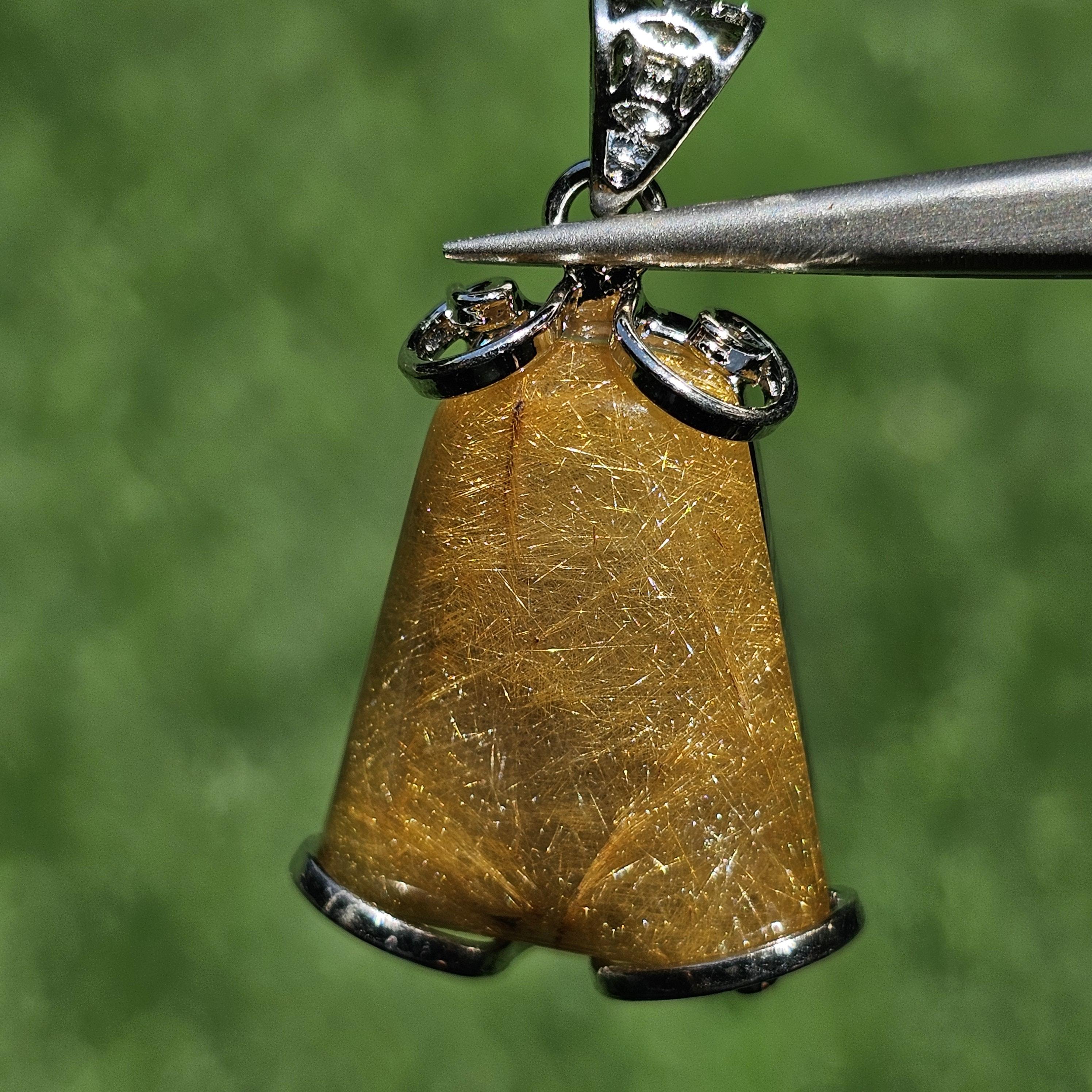 ไหมทอง ควอตซ์ Golden Rutilated Quartz