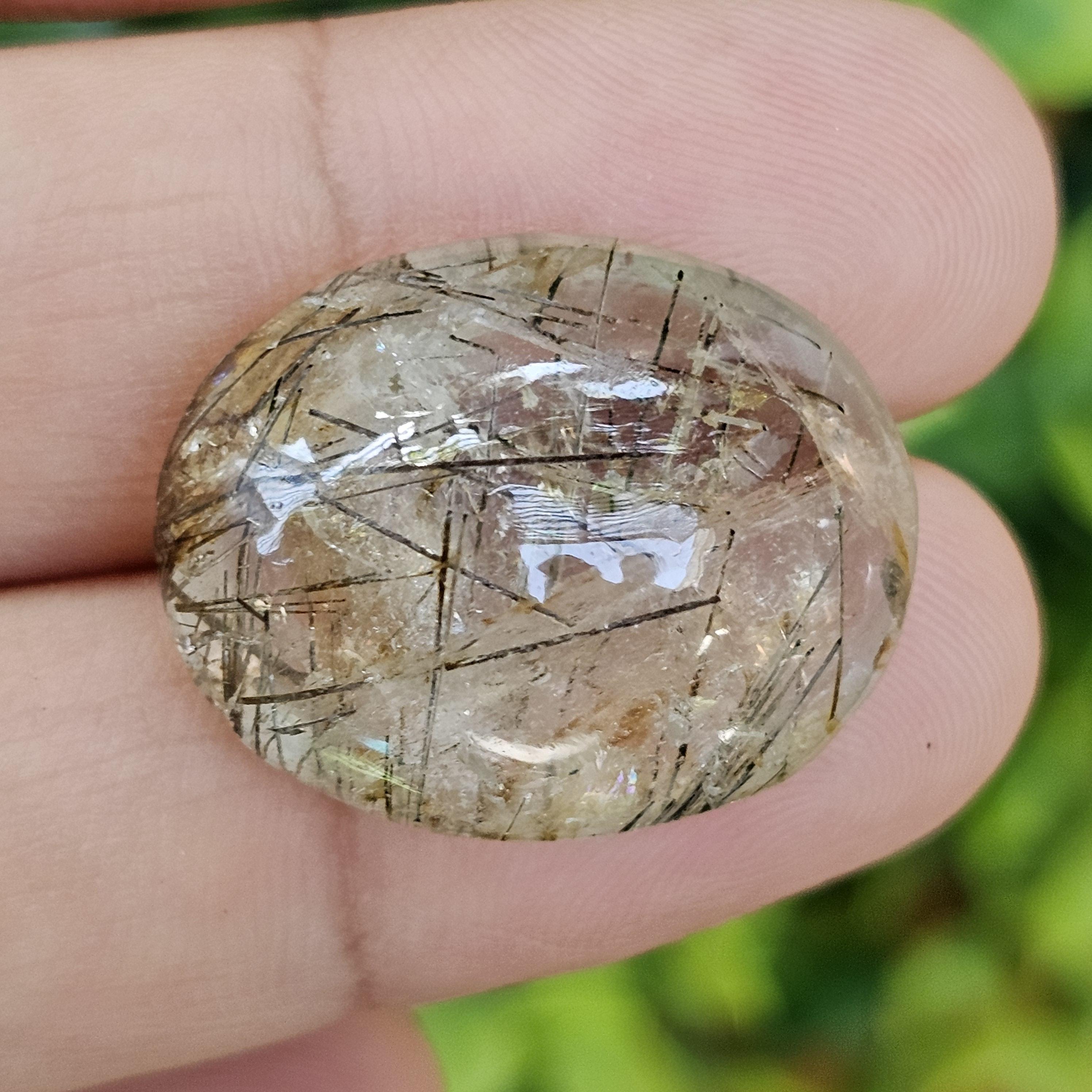 ไหมดำ ควอตซ์ Black Rutilated Quartz