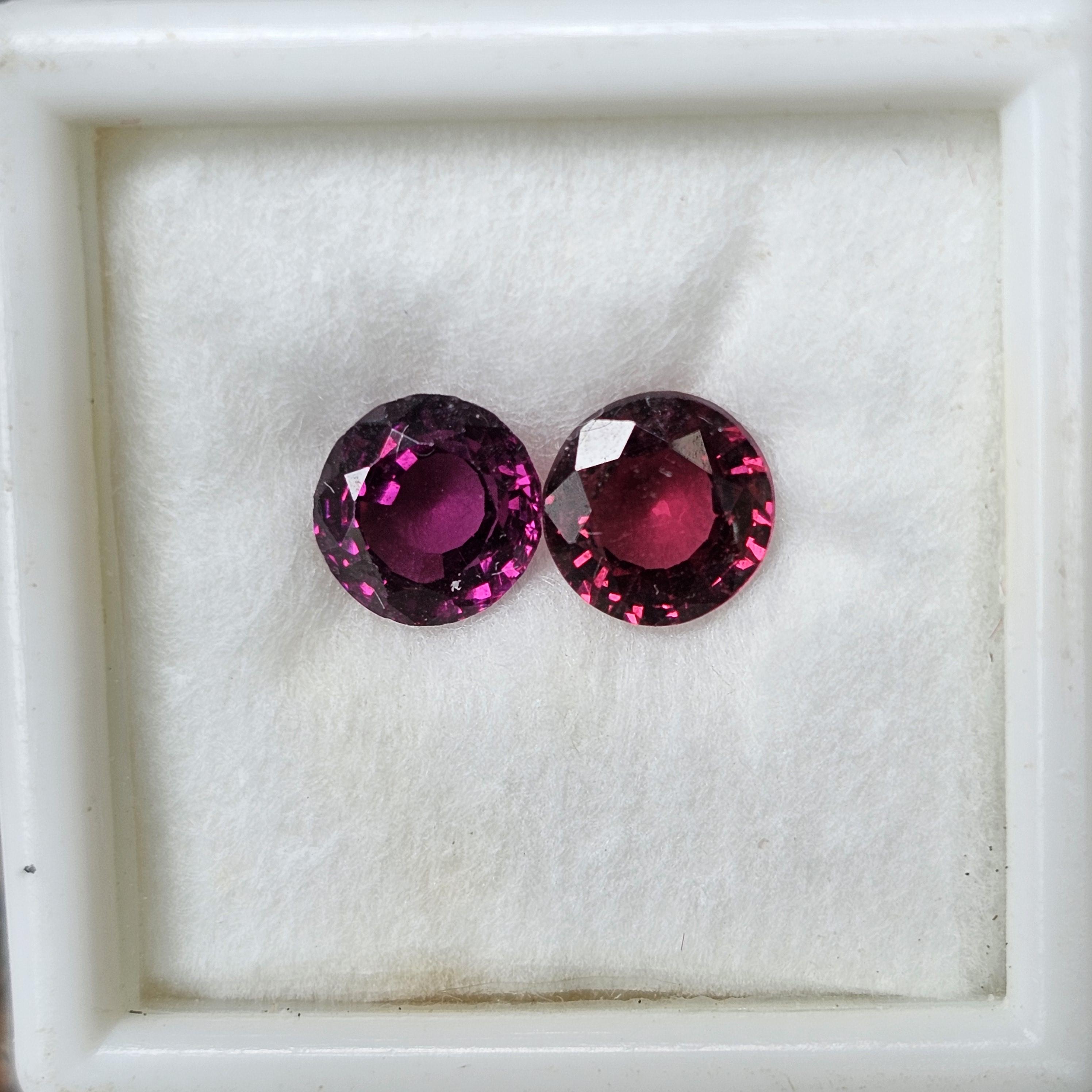โรโดไลต์ กาเน็ท Natural Rhodolite Garnet
