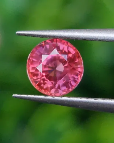 ชมพู ส้ม Pink Orange Sapphire