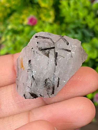 ก้อน ไหมดำ ควอตซ์ Black Rutilated Quartz Rough