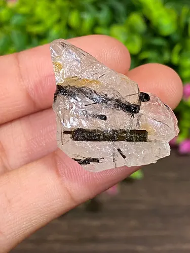 ก้อน ไหมดำ ควอตซ์ Black Rutilated Quartz Rough