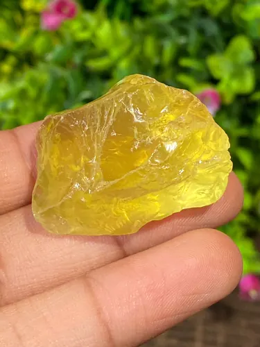 ก้อน เลมอนควอตซ์ Lemon Quartz Rough
