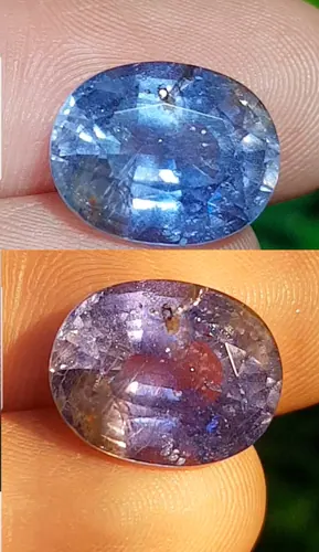 พลอย คัลเลอร์เชนจ์ แซฟไฟร์ Color Change sapphire