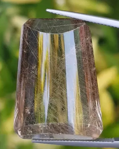 ไหมทอง ควอตซ์ Golden Rutilated Quartz
