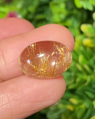 ไหมทอง ควอตซ์ Golden Rutilated Quartz