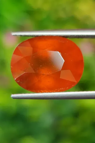 พลอย เฮสโซไนท์ การ์เน็ต Hessonite Garnet