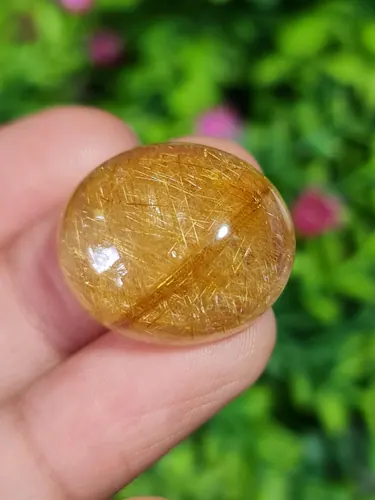 ไหมทอง ควอตซ์ Golden Rutilated Quartz