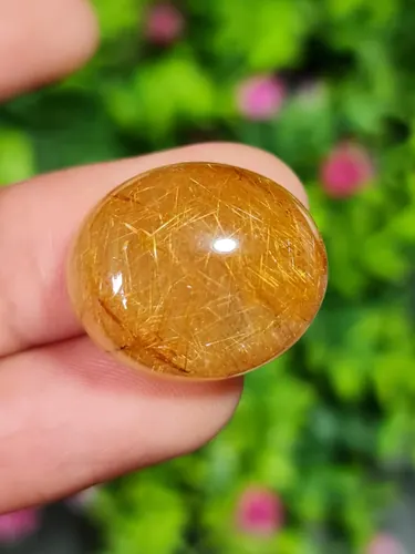 ไหมทอง ควอตซ์ Golden Rutilated Quartz