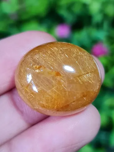 ไหมทอง ควอตซ์ Golden Rutilated Quartz