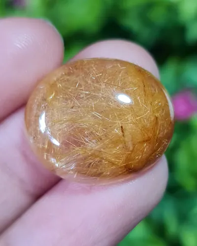 ไหมทอง ควอตซ์ Golden Rutilated Quartz
