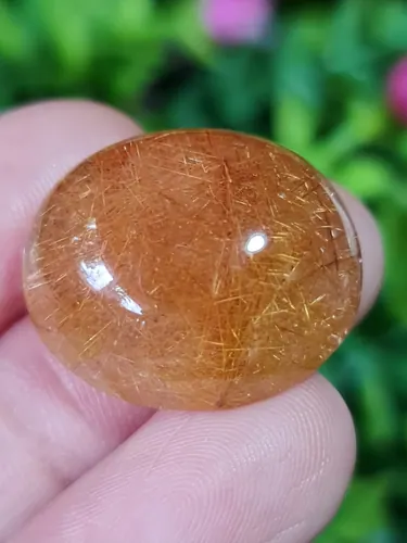 ไหมทอง ควอตซ์ Golden Rutilated Quartz