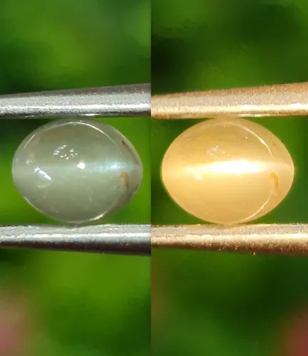ตาแมว อเล็กซานไดร์ Cat eye Alexandrite