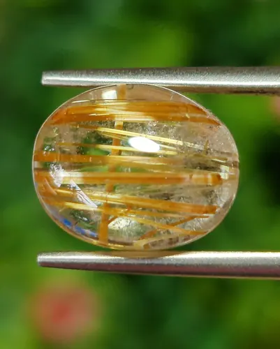 ไหมทอง ควอตซ์ Golden Rutilated Quartz