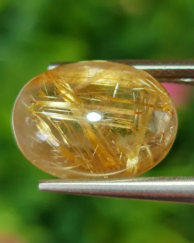 ไหมทอง ควอตซ์ Golden Rutilated Quartz
