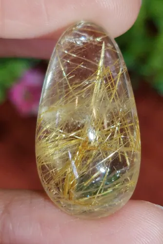 ไหมทอง ควอตซ์ Golden Rutilated Quartz