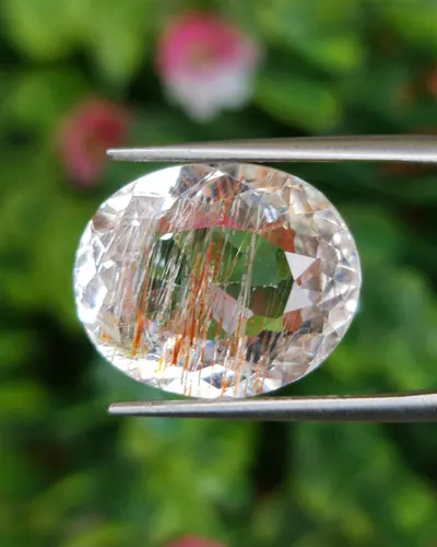ไหมทอง โทแพซ Rutilated Topaz
