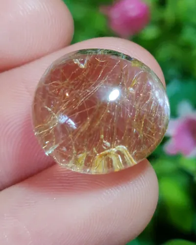 ไหมทอง ควอตซ์ Golden Rutilated Quartz