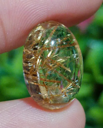 ไหมทอง ควอตซ์ Golden Rutilated Quartz