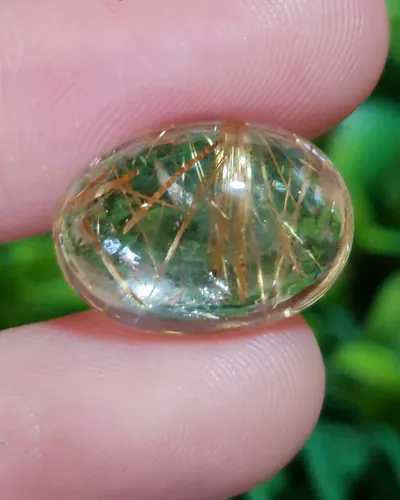 ไหมทอง ควอตซ์ Golden Rutilated Quartz