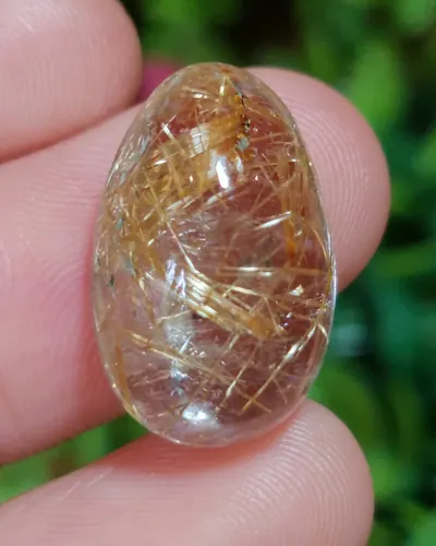 ไหมทอง ควอตซ์ Golden Rutilated Quartz