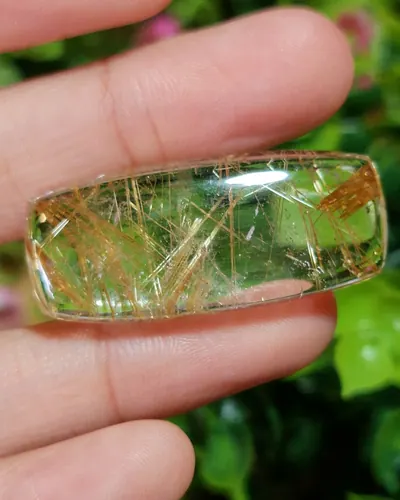 ไหมทอง ควอตซ์ Golden Rutilated Quartz