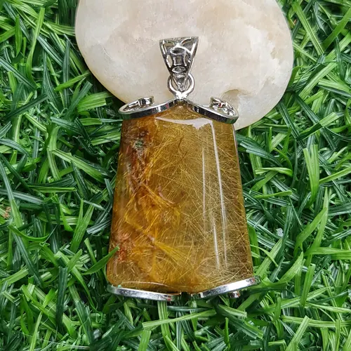 ไหมทอง ควอตซ์ Golden Rutilated Quartz