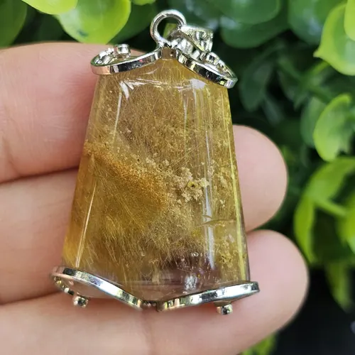 ไหมทอง ควอตซ์ Golden Rutilated Quartz