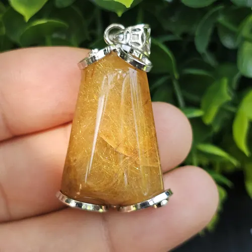 ไหมทอง ควอตซ์ Golden Rutilated Quartz