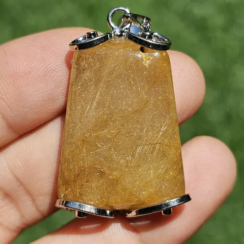 ไหมทอง ควอตซ์ Golden Rutilated Quartz