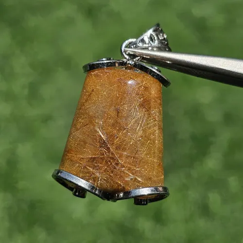 ไหมทอง ควอตซ์ Golden Rutilated Quartz