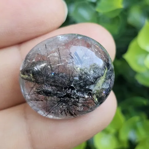 ไหมดำ ควอตซ์ Black Rutilated Quartz
