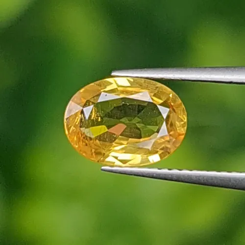 บุษราคัม Natural Yellow Sapphire