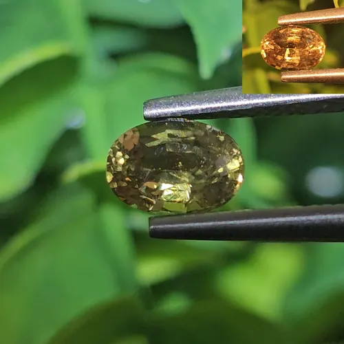 พลอยอเล็กซานไดร์ (Natural Alexandrite Chrysoberyl)